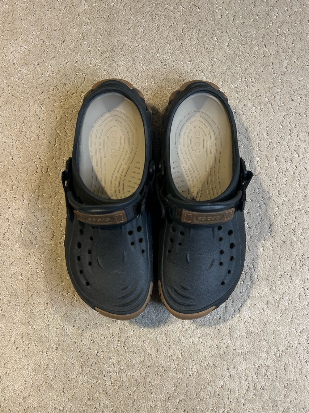 Crocs Echo RO Clogs Black & Brown Size 11 Men